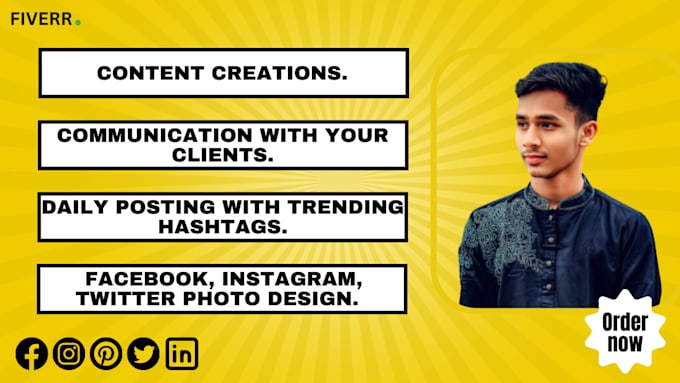 be your expert social media manager and content creator