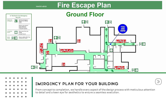 create an emergency evacuation plan for your building