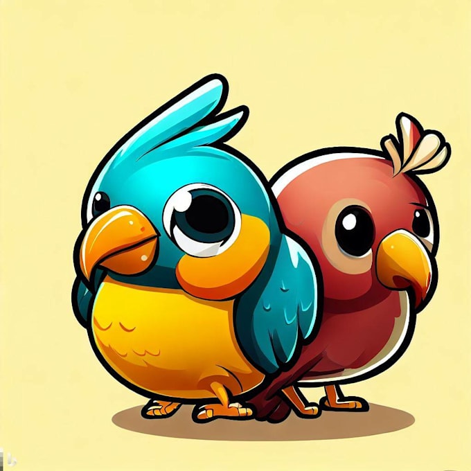 Design Unique Birds Cartoon And Characters By Feestmite Fiverr Design Unique Birds Cartoon And Characters By Feestmite Fiverr