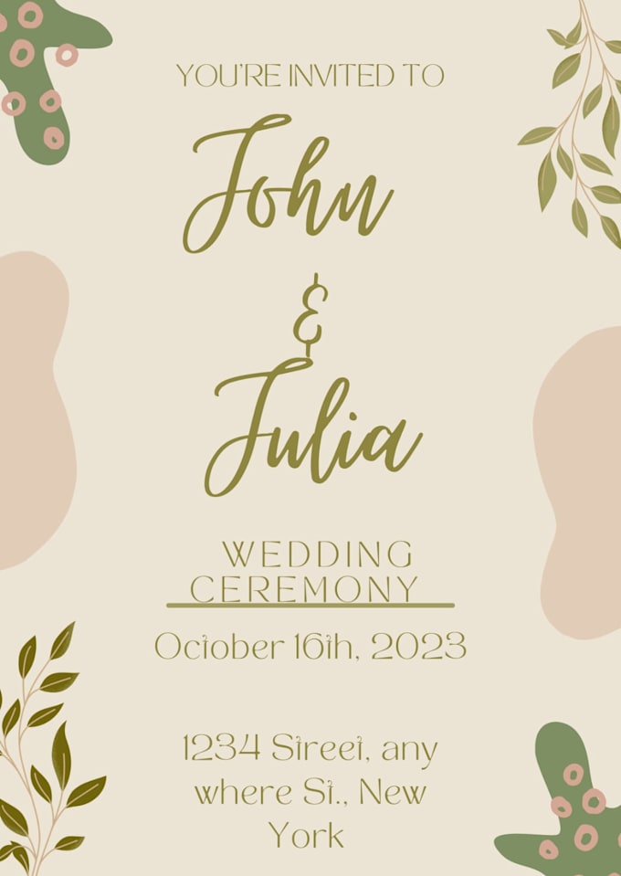Create cv logo business card wedding card and wishing card by ...