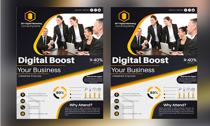 design corporate flyer, in 6 hours