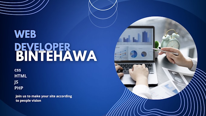 be your front end and back end, web developer