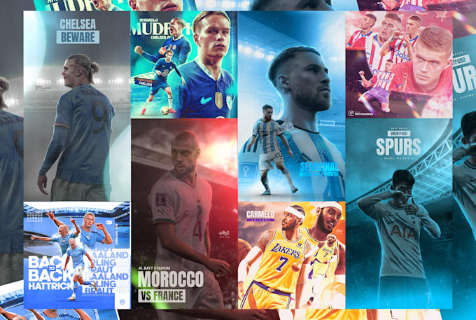 create memorable sports poster or flyer