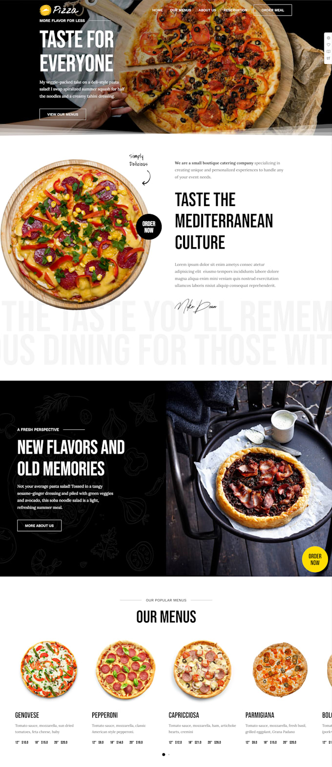 create a deliciously responsive restaurant website