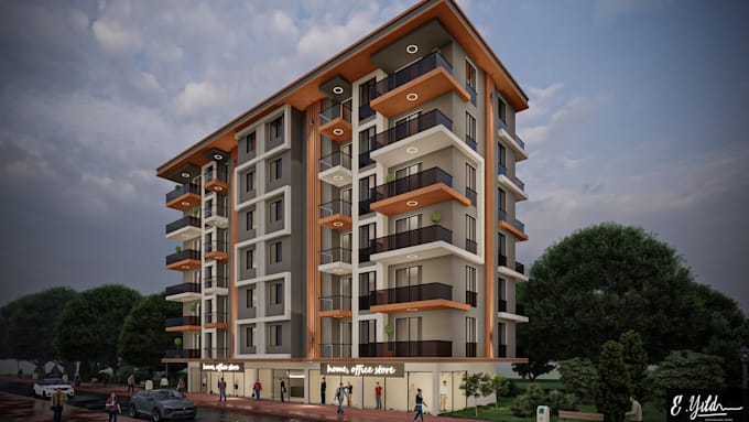 Create photorealistic architectural 3d rendering by Eymarchitecture ...