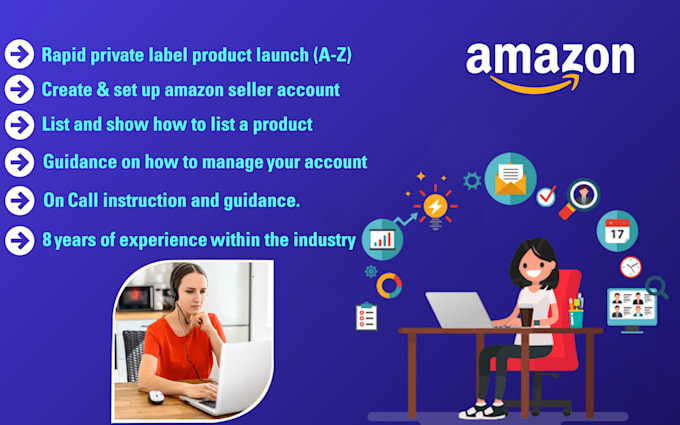 handle all your amazon account, product listings and everything