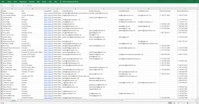 provide millions b2b leads list for email marketing