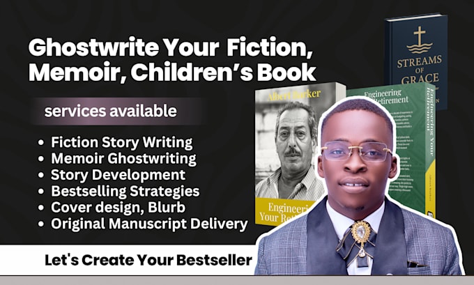 short story book, memoir, children book writer, fiction novel story development