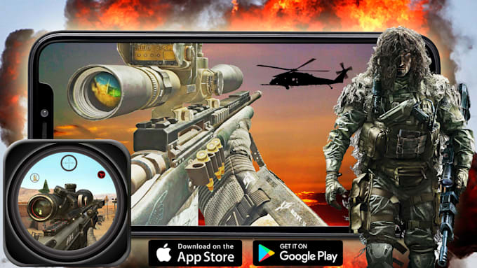 design attractive game and app screenshots and feature