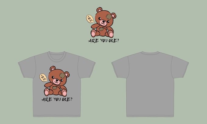 create design of tshirt, merchandise,