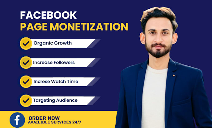 complete facebook page monetization organically