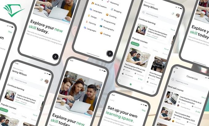 do mobile app design dashboard design in react app ui design figma app design