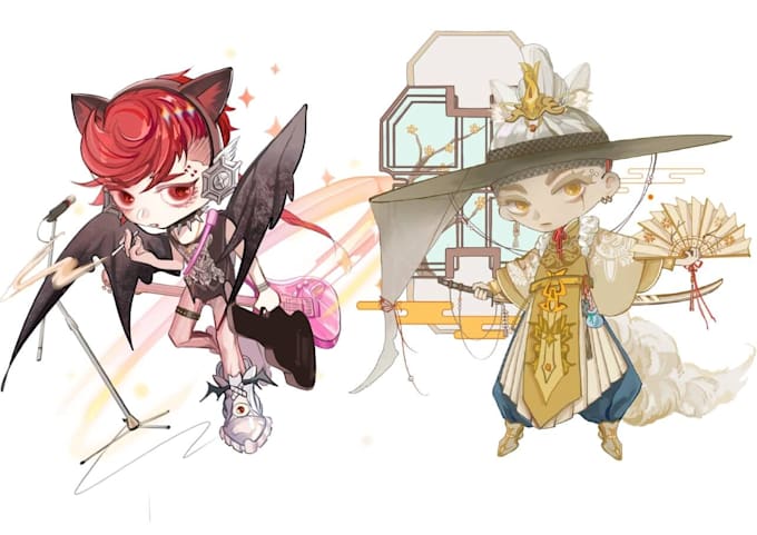 character design original character korean style