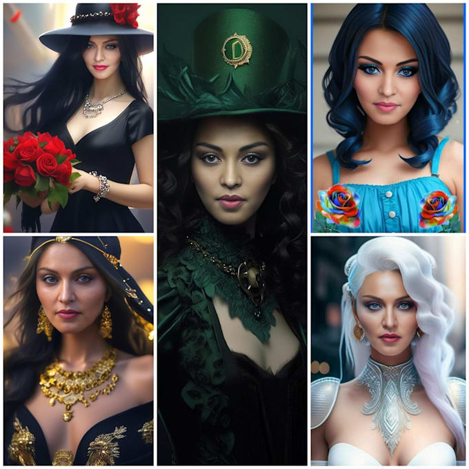 can model your photos in ai style