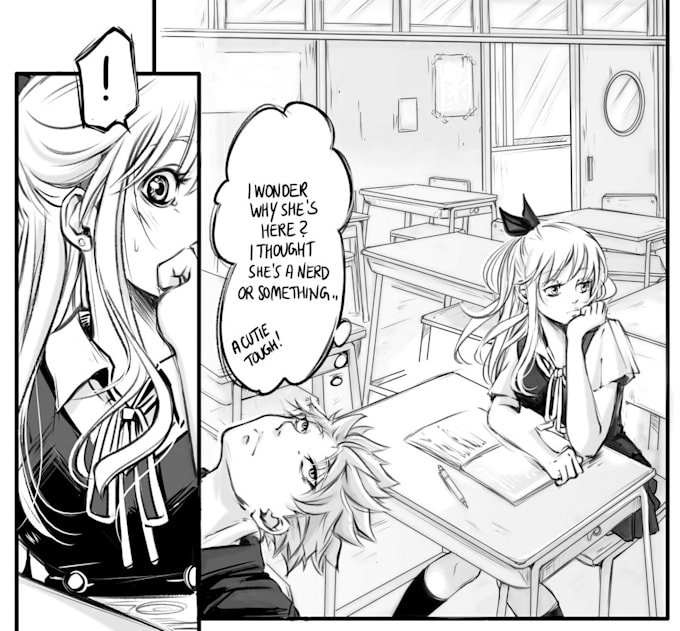 Draw comic illustration nsfw comic furry comic graphic novel comic page