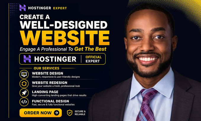 create a clean wordpress website on hostinger bluehost godaddy wordpress