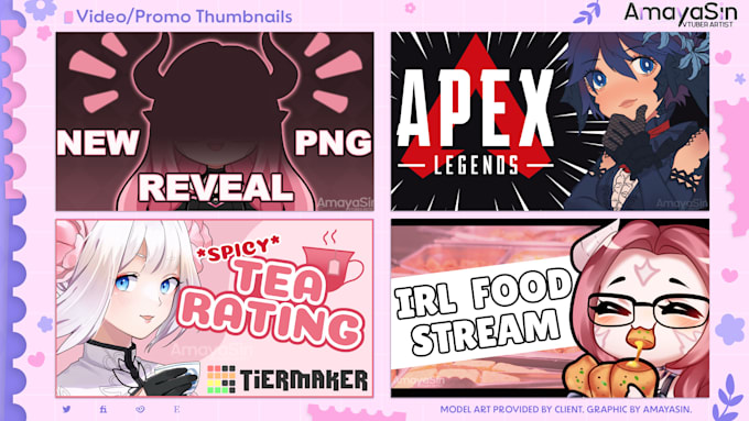 make a custom vtuber thumbnail