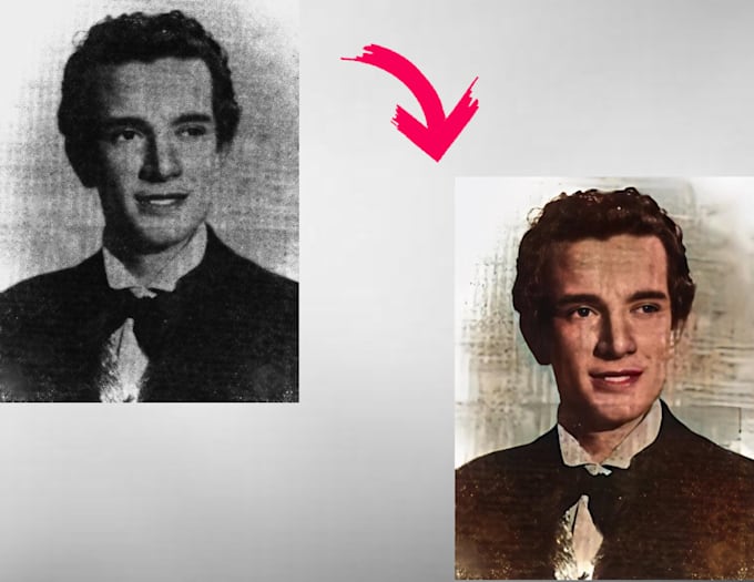 Convert black and white photos to color photos by Demistamburrino Fiverr