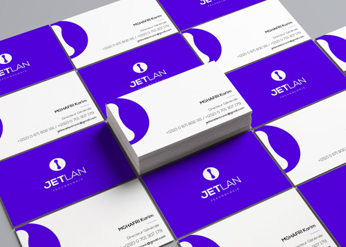 design professional card with qr code