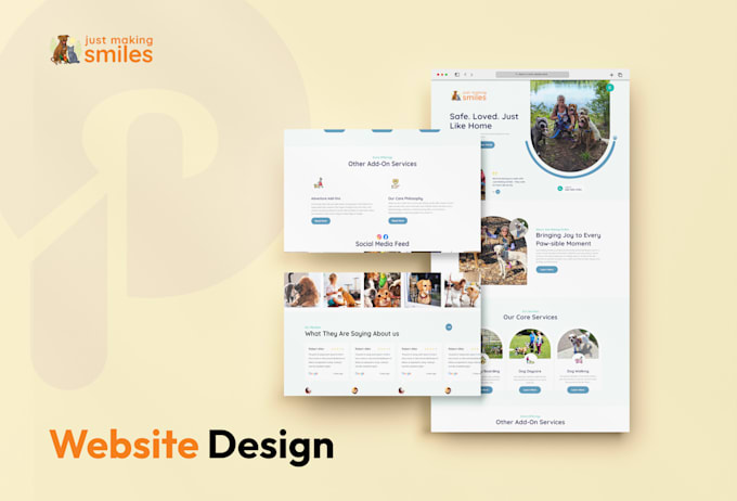 do figma website design or landing page design