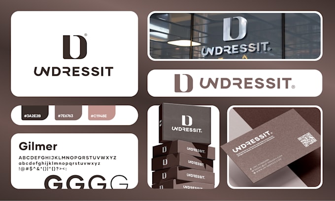 do minimalist and luxurious wordmark logo