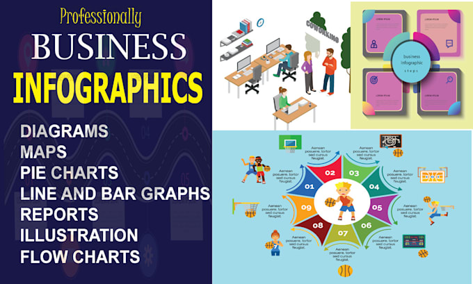 design professional modern unique infographic design