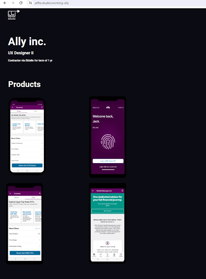 design your mobile app or web app UI with a clean user experience