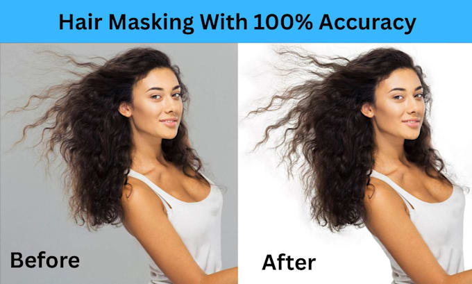 do professional hair masking and background removal in photoshop,