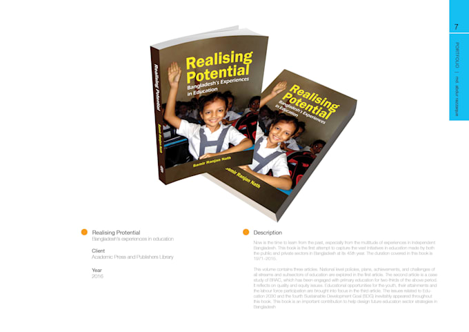 design or layout book interior, book cover and ebook