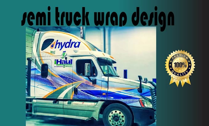 create professional semi truck wrap design