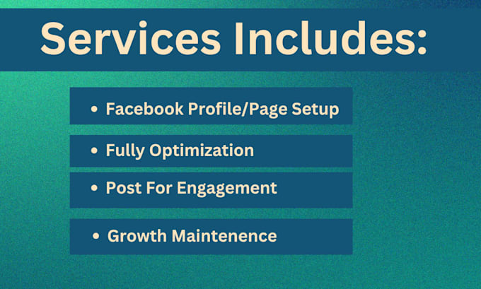 be your facebook manager