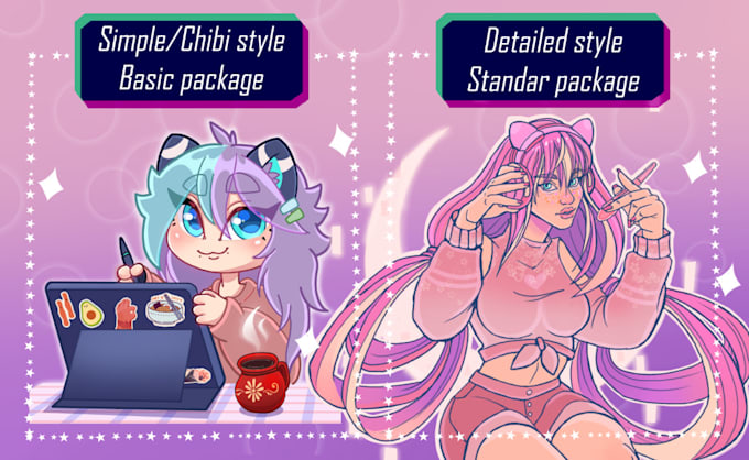 do png characters for streaming or video for veadotube mini