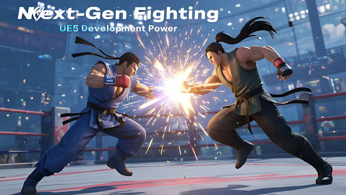 develop an aaa fighting game in unreal engine 5 like street fighter