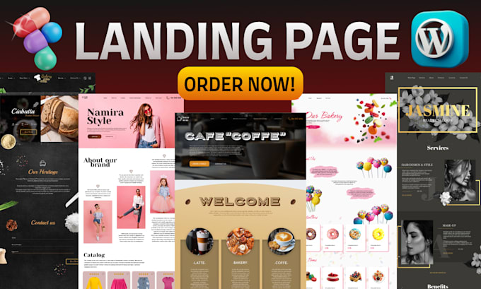 do figma website design and landing page UI UX design