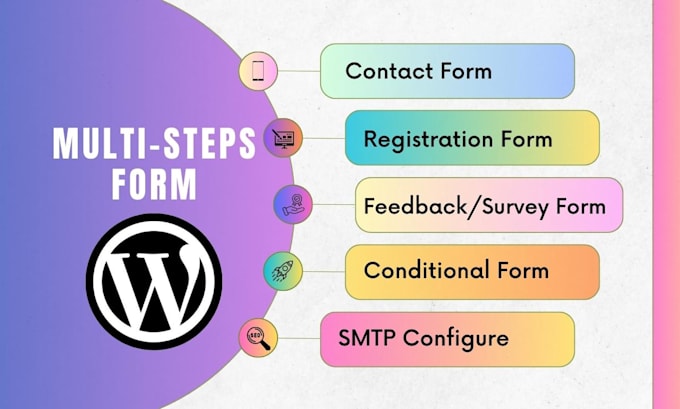 create or fix wordpress contact form 7, gravity forms, ninja or wpforms