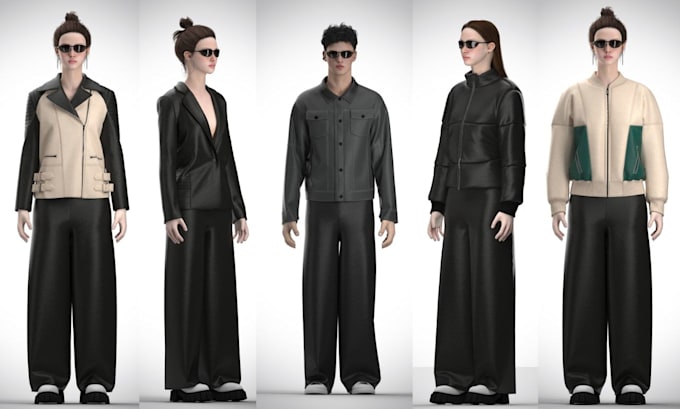 do 3d garment collections with runway video
