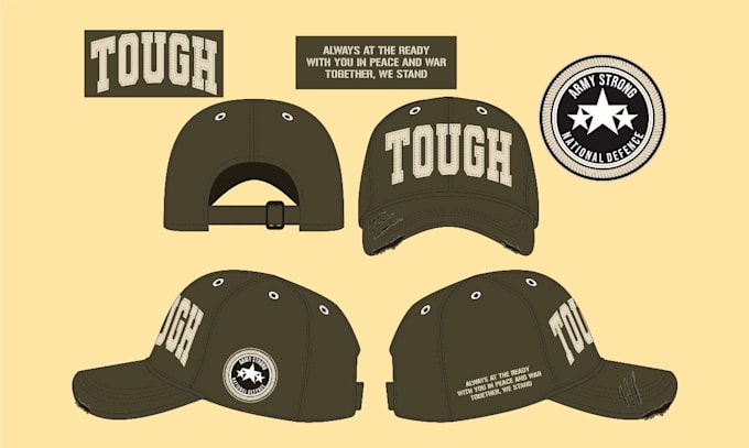 create trucker hat, snapback, dad hat, or beanie modern design