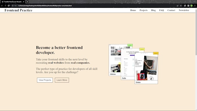 Fix html css and python code by Ameeudaimonia | Fiverr