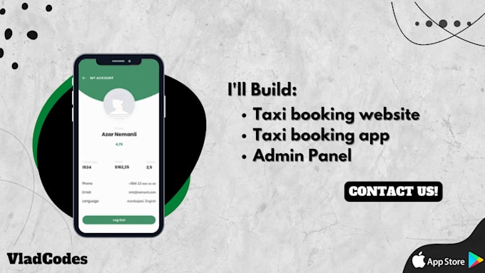 develop taxi app, taxi booking app with react native