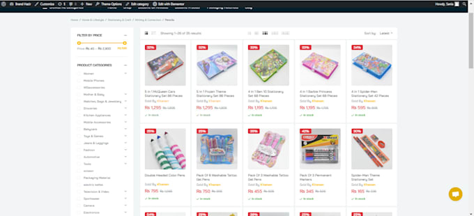 upload products into your wordpress woocommerce website