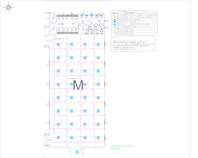 create electrical design and lighting plan