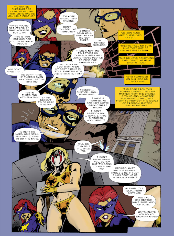 write your comic book scripts