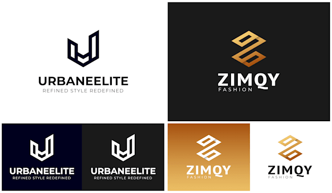 design a modern minimalist and luxury business logo