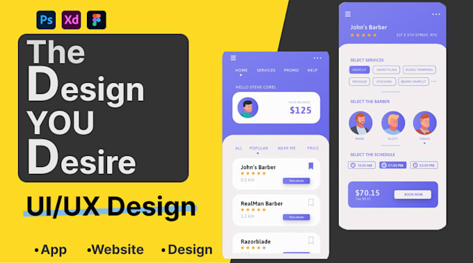 Design quality web ui ux, banners and headers using figma by Konainalam ...