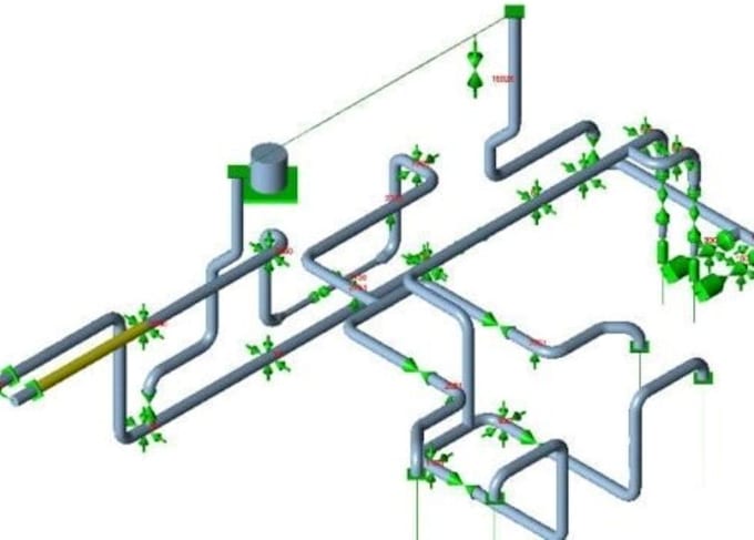 do piping stress analysis on caesar ll