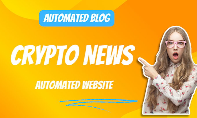 create crypto automated news website or bitcoin autoblog