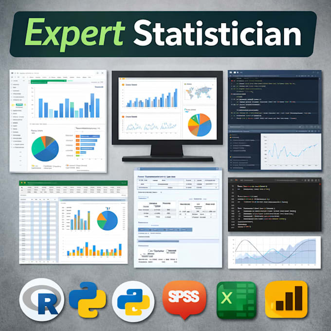do statistics and business by using r minitab, spss, python, stata, excel, nvivo
