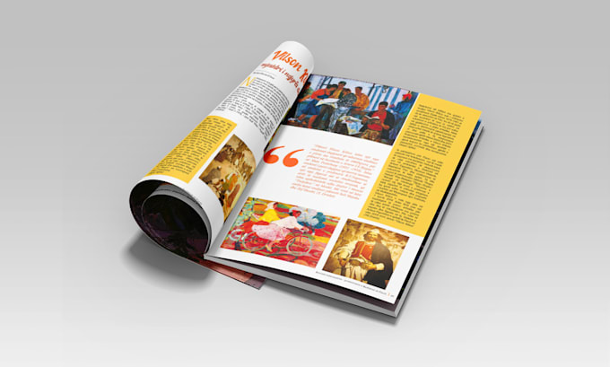 design catalog, magazine and any project with adobe indesign