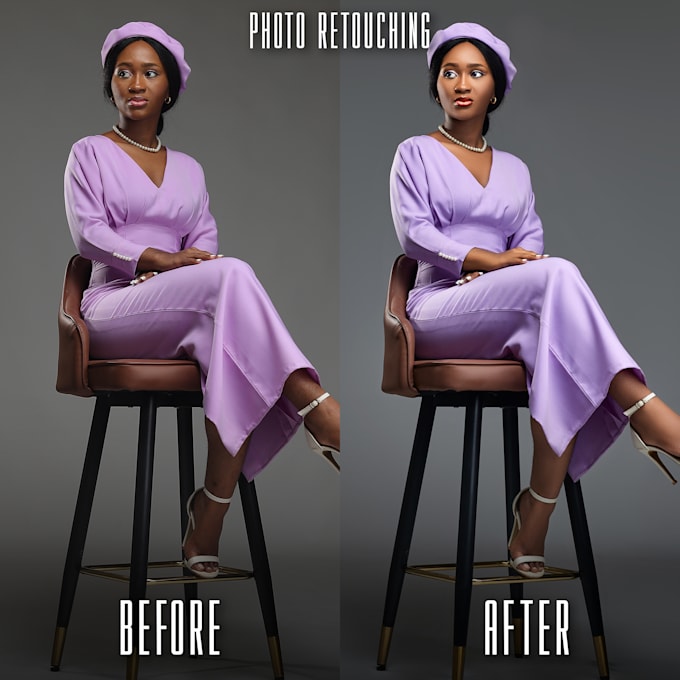 retouch your studio and outdoor portraits