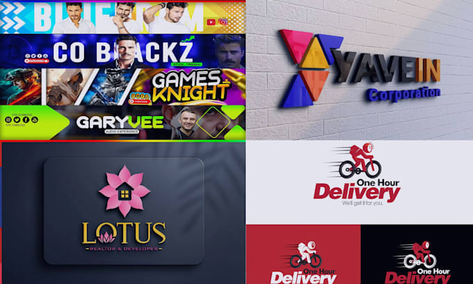 create a professional premium quality banner and logo design for fb page